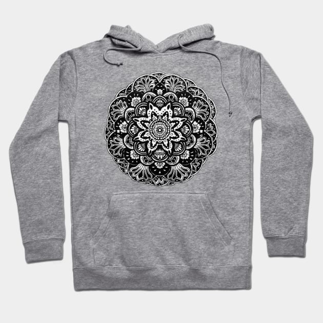 Peace Mandala Hoodie by Luke Gray